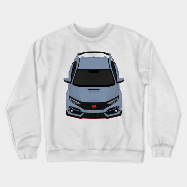 Civic type R Grey Crewneck Sweatshirt by VENZ0LIC